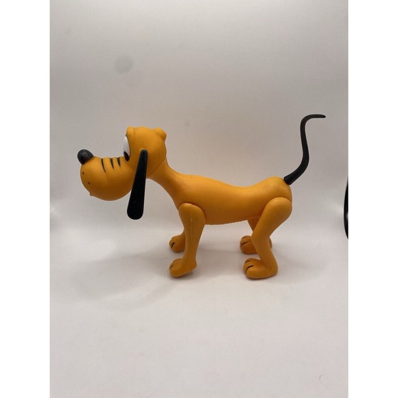 Disney Other - Vintage Disney Pluto Dog Plastic Toy Dakin Hong Kong. Missing Ear